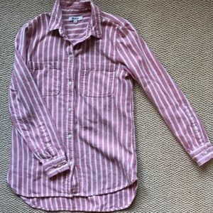 Madewell Pink/White Flannel XXS